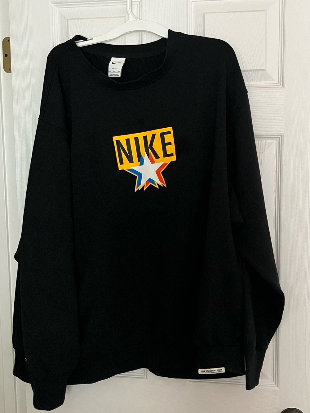 Nike Star Logo Dri-Fit Crew Neck Quick-Dry Sports Long Sleeve Sweatshirt Men 4XL